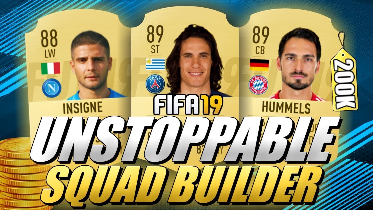 UNSTOPPABLE 200K HYBRID FIFA 19 ULTIMATE TEAM SQUAD BUILDER