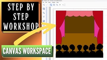 DESIGN THEATRE SVG FILE in CANVAS WORKSPACE Step by Step Tutorial ScanNCut Brother