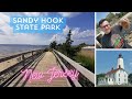 Wir klettern auf den Leuchtturm und genießen die Natur im Sandy Hook State Park in New Jersey USA#39