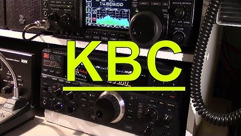 The Mighty KBC On shortwave radio