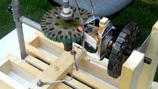 How to make ceiling fan coil winding machine, Home made winding machine