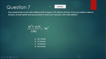 Terrestrial Navigation Lesson 5   B (Fuel Consumption)