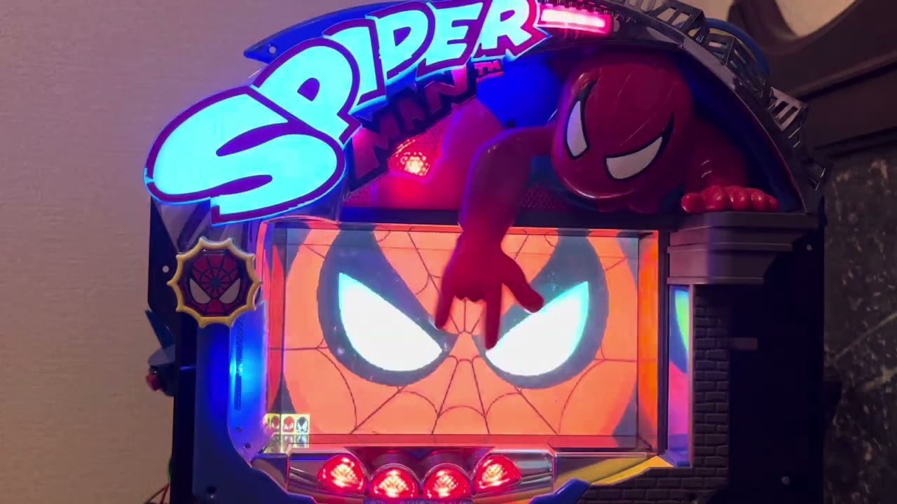 CRスパイダーマン(高尾) 長編初当たり複数有確率変動有 - YouTube