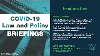 COVID-19 Law and Policy Briefing: Immigration