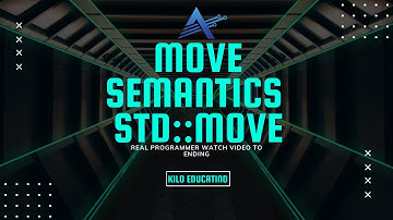 Move semantics and std::move in C++ (Arabic)