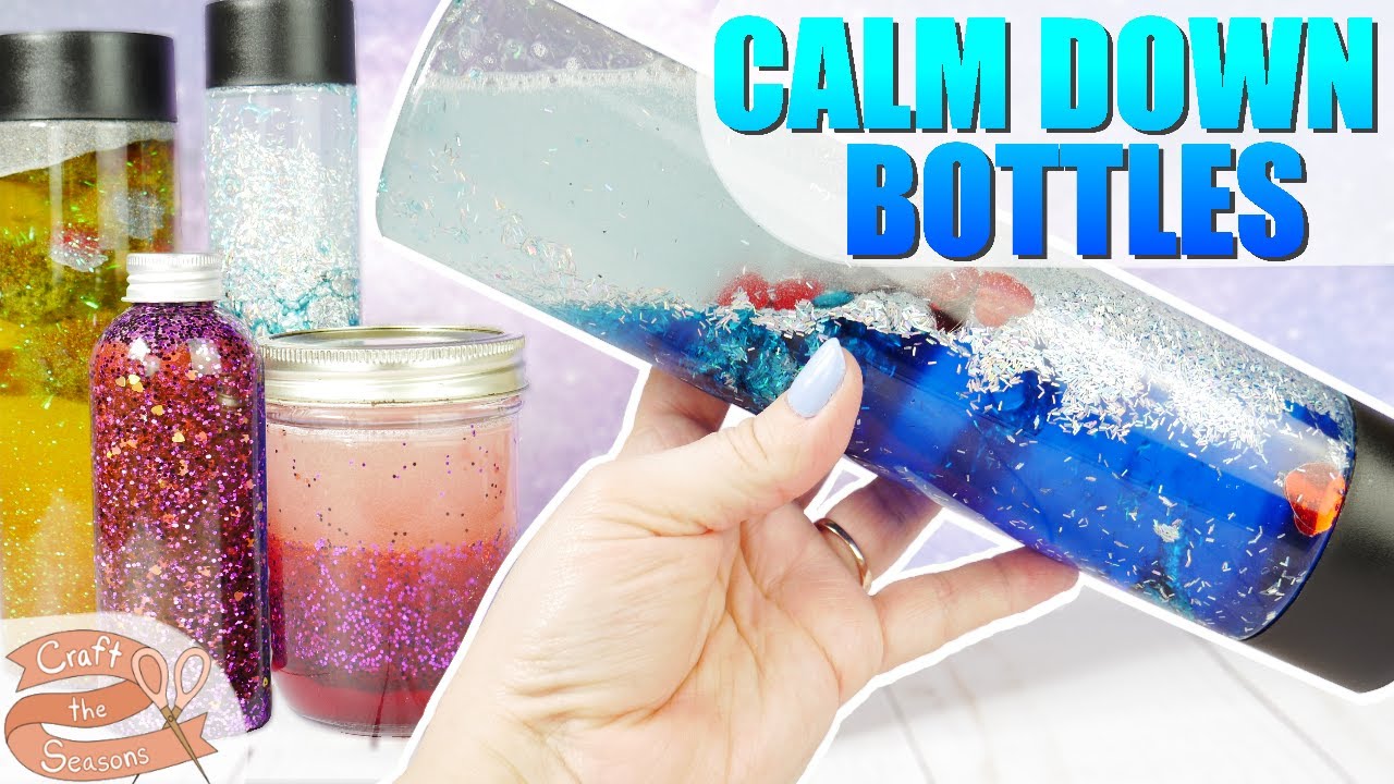 CRAFT THE SEASONS: Unboxing & Surprise Project? DIY Sensory Bottles & Calm  Down Jars So Satisfying 