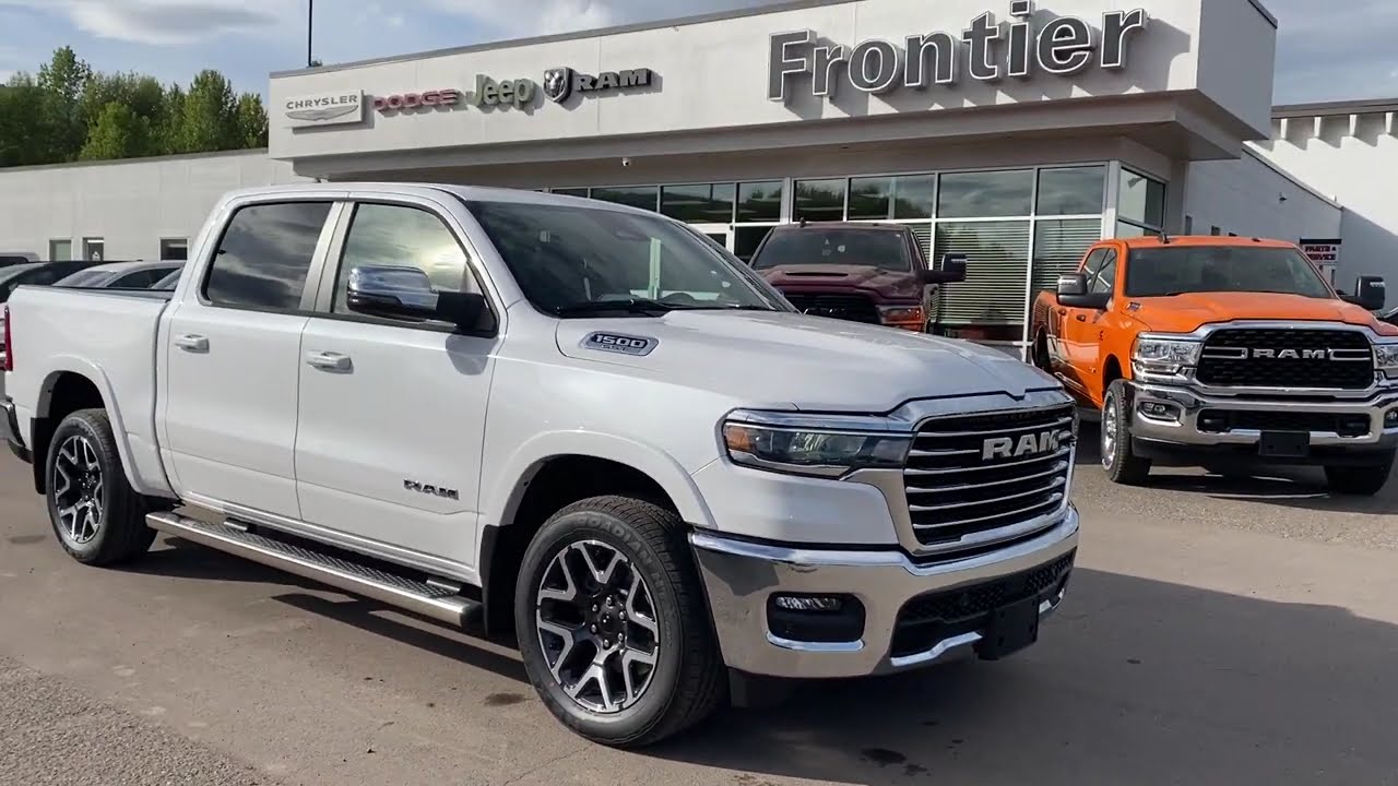 2025 Ram 1500 Laramie -  Bright White -  Stock S1025