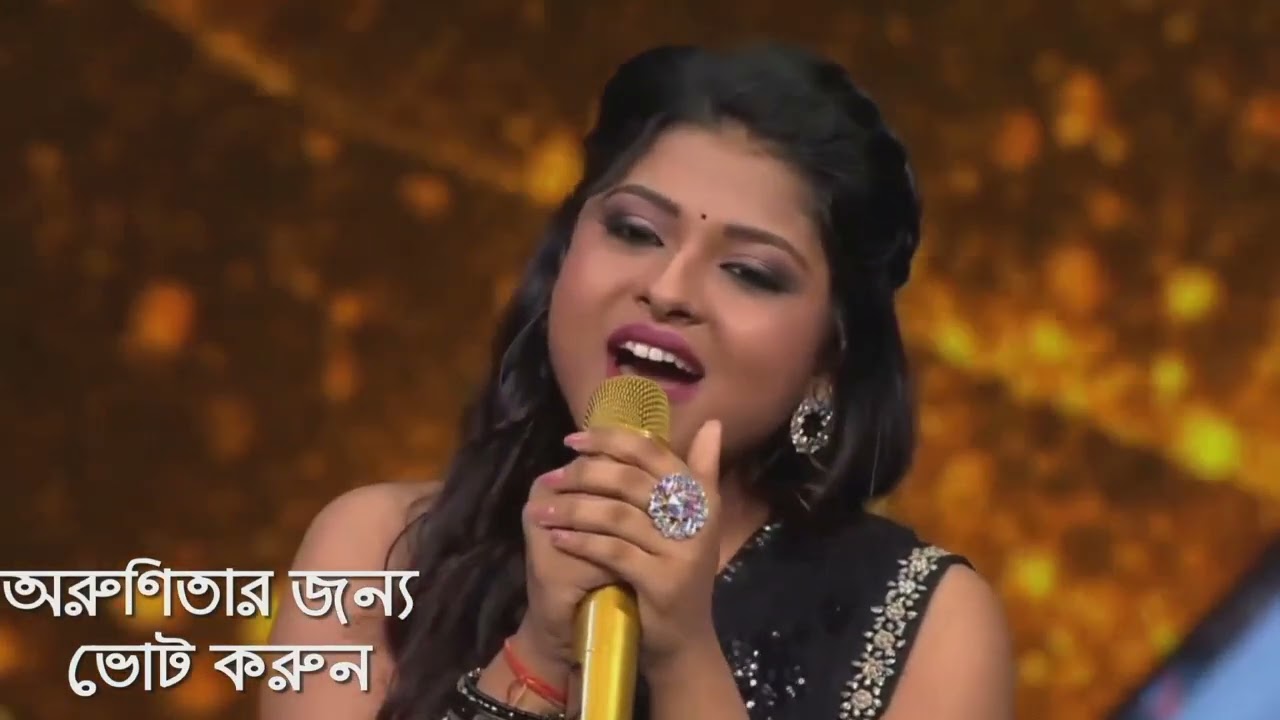 Chirodini Tumi Je Aamar  Indian idol singing Arunita Kanjilal lovesongstar9095