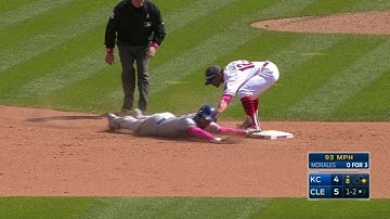 KC@CLE: Indians turn strike-