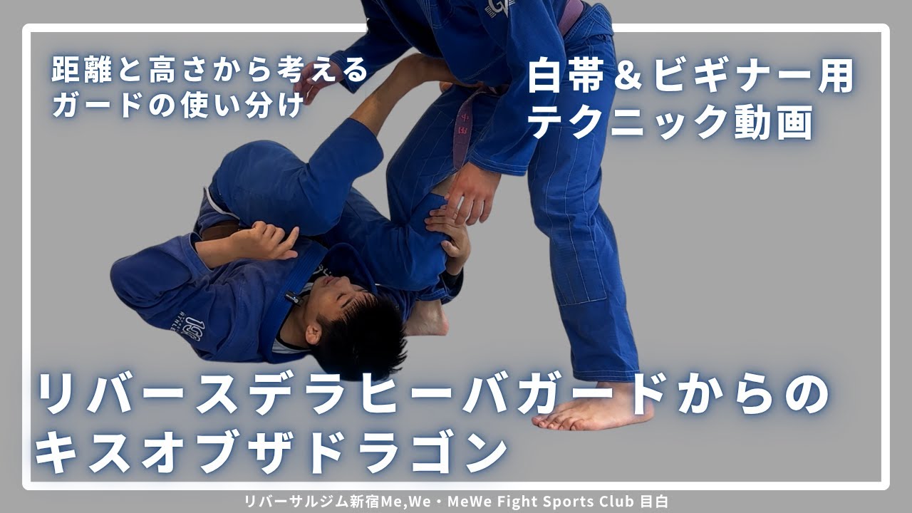 白帯・ビギナー向け】リバースデラヒーバ→キスオブザドラゴン #格闘技 