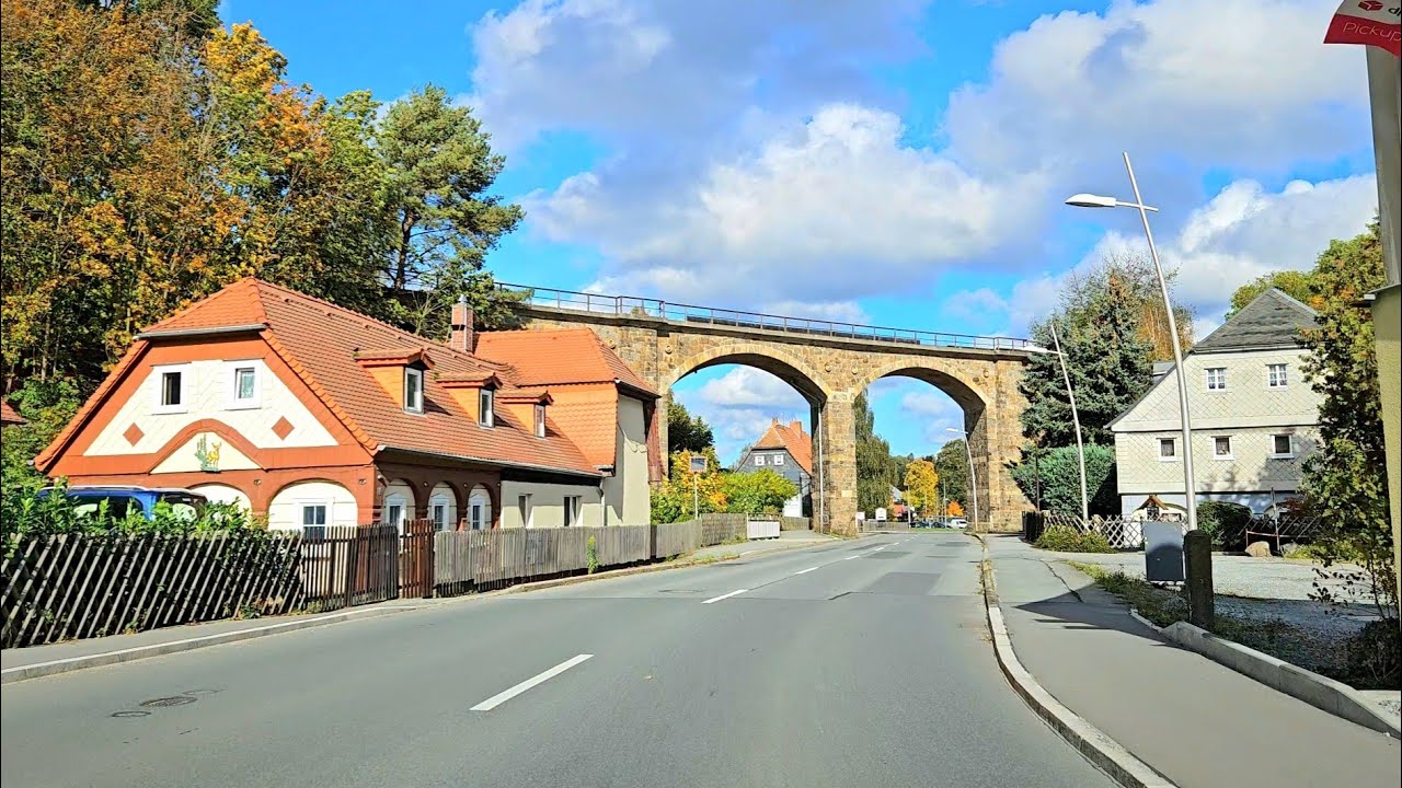 4k Driving in Germany 🇩🇪 | Most Beautiful Villages in Germany ( Sachsen ) 4k60fps