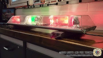 Code 3 Force 4 LP Red/Green Light Bar