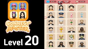 Connect Master Match Puzzle level 20 Guide Walkthrough Solution
