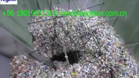 Angelon plastic color sorter for HDPE milk bottle flakes color sorting/irene@angelon.com.cn