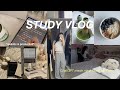 PRODUCTIVE STUDY VLOG 🎧💌 grocery shopping, lots of studying &amp; kimchi jjigae