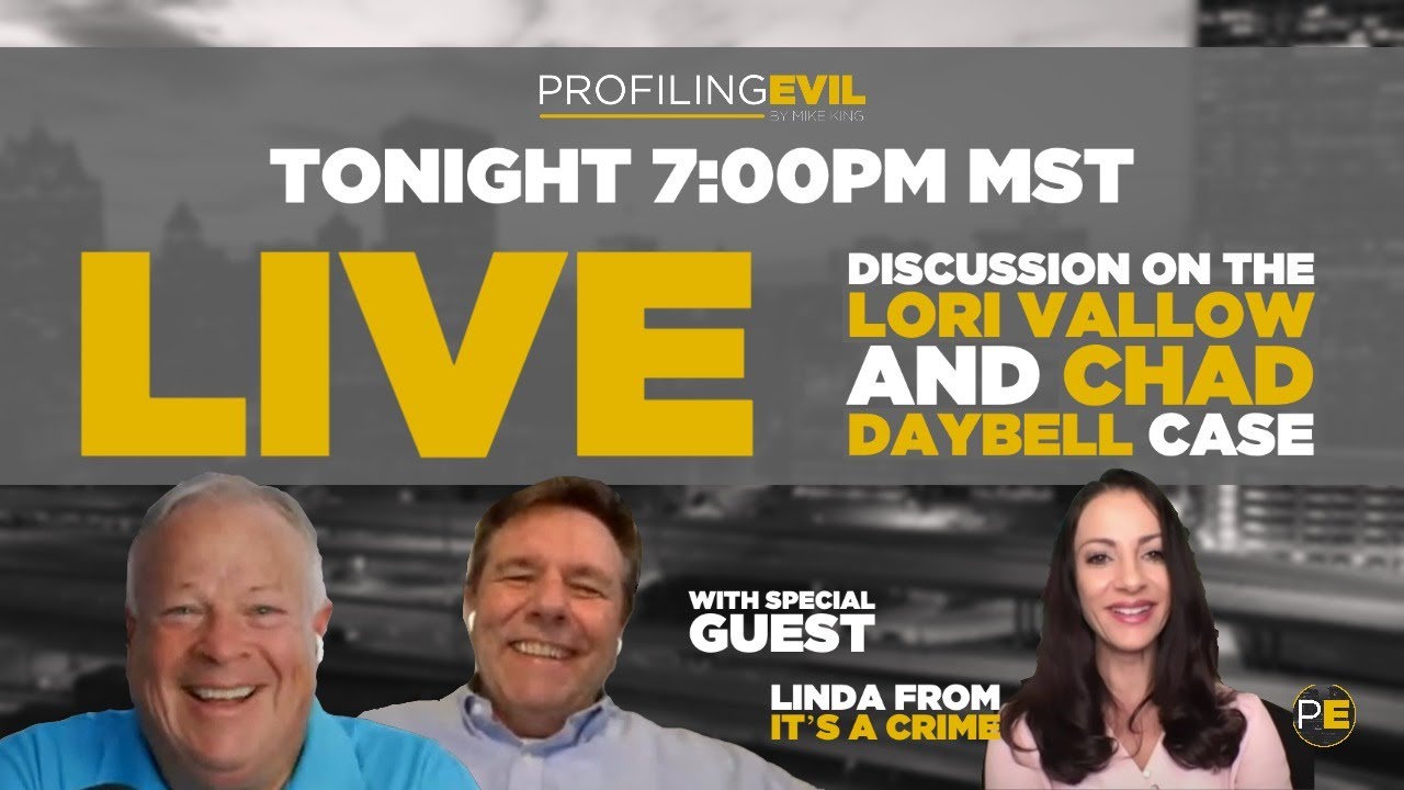 LIVE  Discussion on the Vallow and Daybell case with Linda from It's a Crime | Profiling Evil LIVE