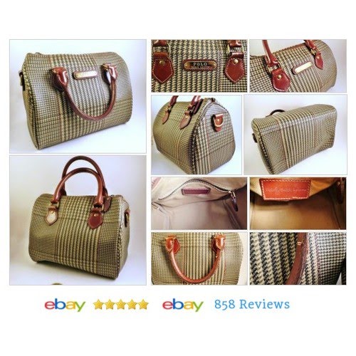ralph lauren plaid purse