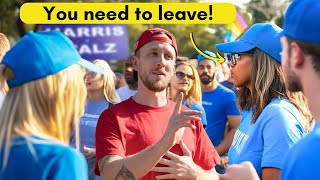 I Tried Making Friends at a Liberal Rally
