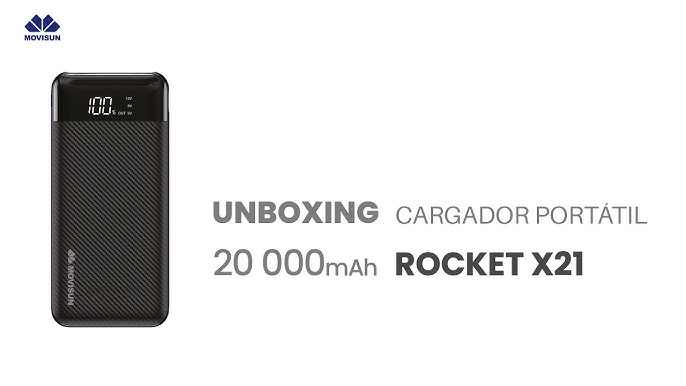 MOVISUN ROCKET P20 - Cargador Portátil - Productos - Movisun