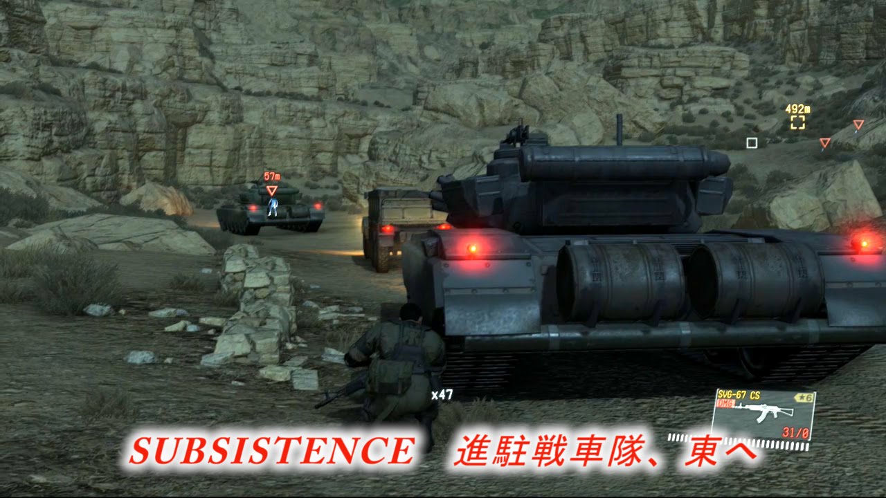 Subsistence Ep49 進駐戦車隊 東へ ターゲット全てを回収して短時間クリア Sランク 字幕付きプレイ動画 60fps メタルギアソリッド ファントムペイン Youtube