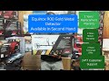 Equinox 900 Minelab Gold Metal Detector Available in Second Hand 