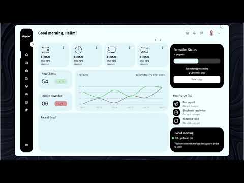 Modern Dapper Dashboard UI JavaFX SCSS Custom Design Coming soon