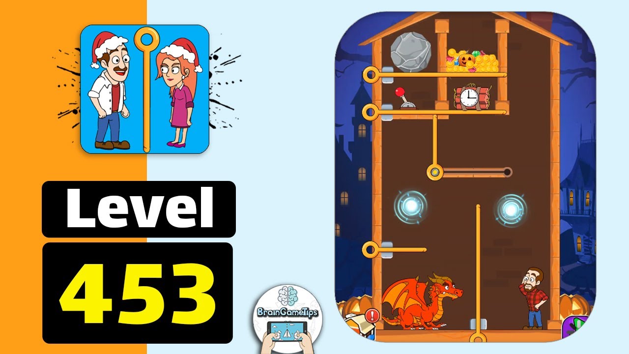 Home Pin: Pull The Pin Puzzle - How To Loot? - Pull Pin Puzzle Level 453 Walkthrough
