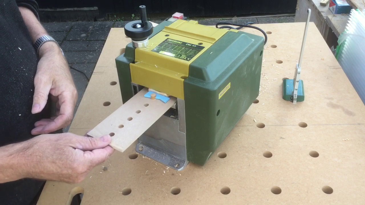 Proxxon DH40 Simpel Planer Sled YouTube
