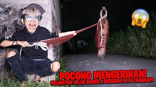 BIKIN JANTUNGAN! KITA TANGKAP POCONG MENGERIKAN TEPAT JAM 01:18 MALAM!!! DIA SAMPAI NGAMUK DI JARING screenshot 5