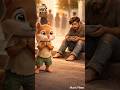 Chipmunk Is Helping Hungry Beggar Heart Touch Story 20/4/26#animalsoftiktok#animalreels#kindness#hel