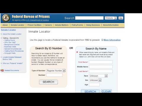 How to Make Federal Prisoner Search