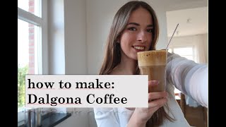 [ENG] making Dalgona Coffee / 달고나 커피 만들기
