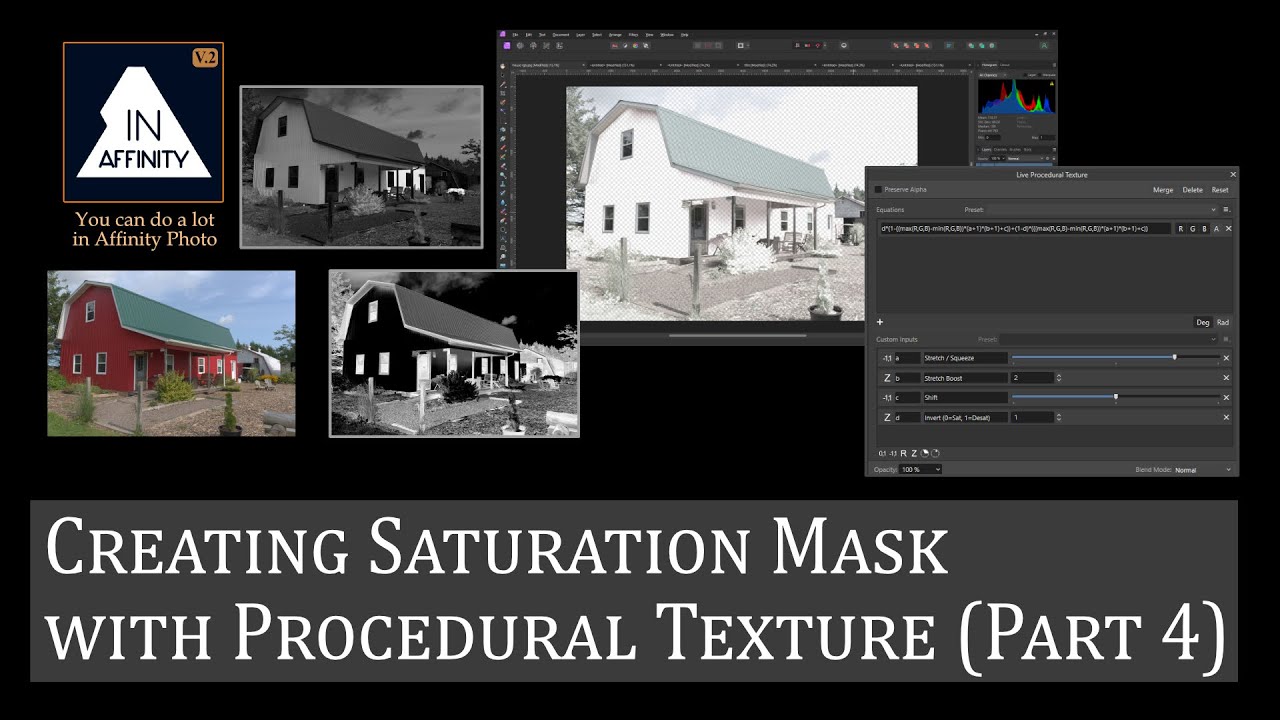 Procedural Texture Saturation Mask (Part 4) - YouTube
