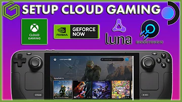 Steam Deck Cloud Gaming Setup - Complete Guide - Game Pass - Luna - GeForce NOW - Boosteroid