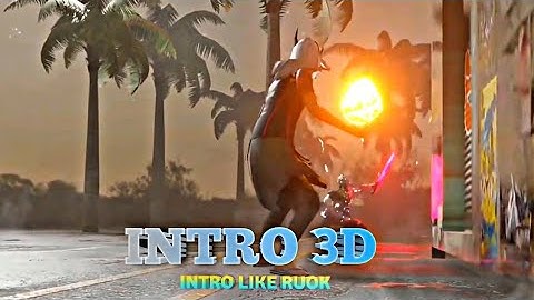 إنترو خورافي 🔥متل ريوك😱 مجهز 😁-⚡INTRO 3D 👊LIKE RUOK