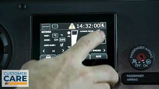 Front Screen Setting Display