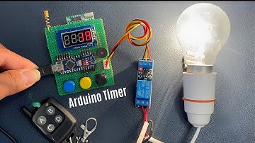 Arduino Timer with TM1637 4-Digit LED Display & 433MHz RF Remote Control