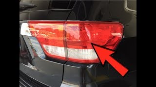 How To Change Tail Light Bulb In A 2011-2013 Jeep Grand Cherokee