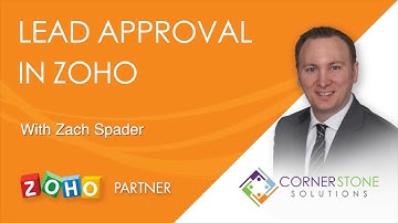 Creating a Manual Lead Approval in Zoho