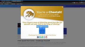 5 Second CPS (clicks per second) Test. 10.6 CPS?!?!