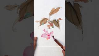 #chineseink #tutorial 🌸Cherry blossoms