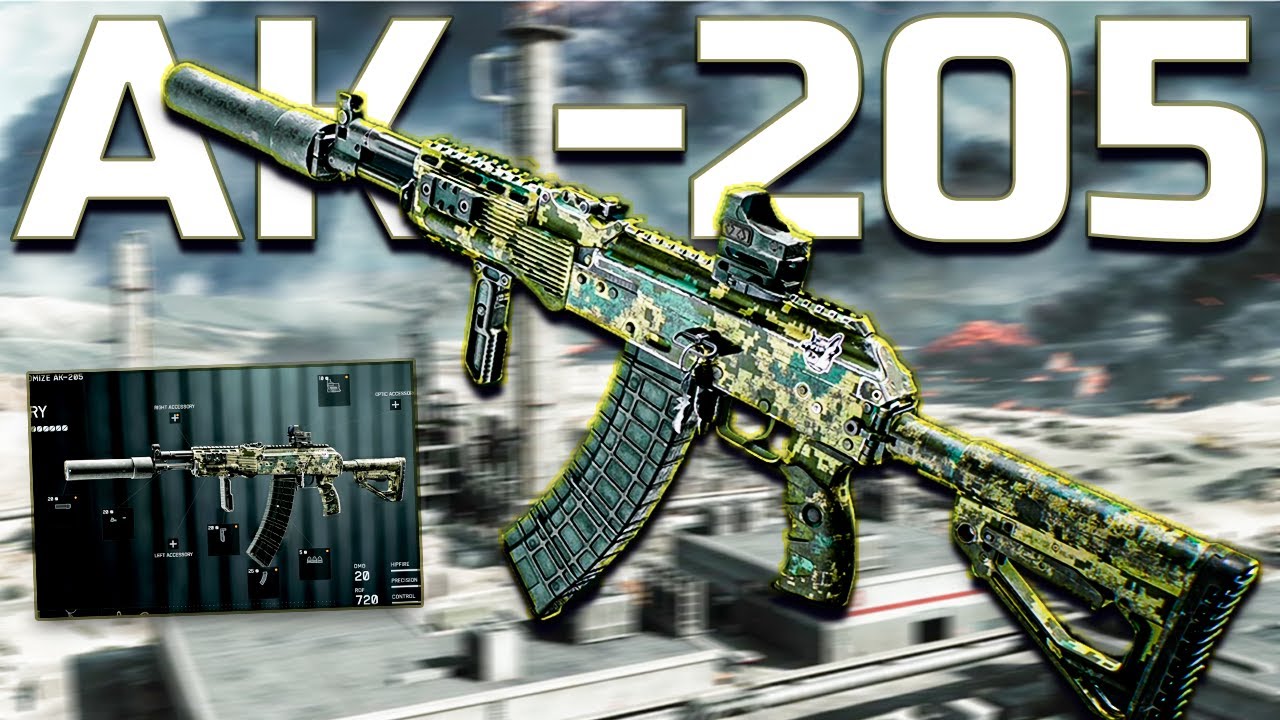 AK-205 Carbine Decent Medium Gun Attachments - YouTube