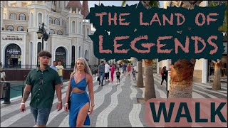 Walk in The Land of Legends Open Air Shopping Mall – A MUST SEE! in Antalya, Turkey, Autumn 2022