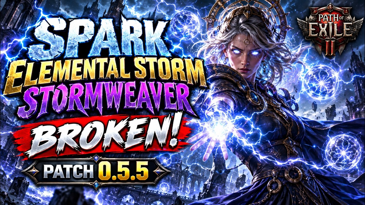 SPARK ELEMENTAL STORM STORMWEAVER BUILD GUIDE | PATH OF EXILE 2 PATCH 0.5.5