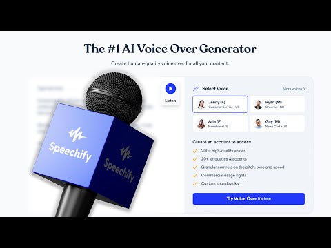 Speechify S Voice Over Studio 