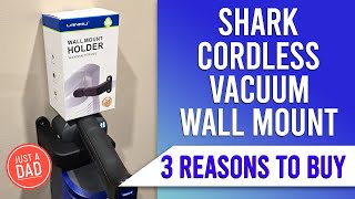 LANMU Wall Mount Holder for Shark Cordless Stick Vacuums REVIEW screenshot 4