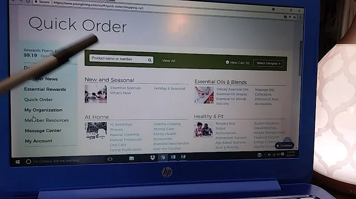 Spending Essential Reward Points- Young Living