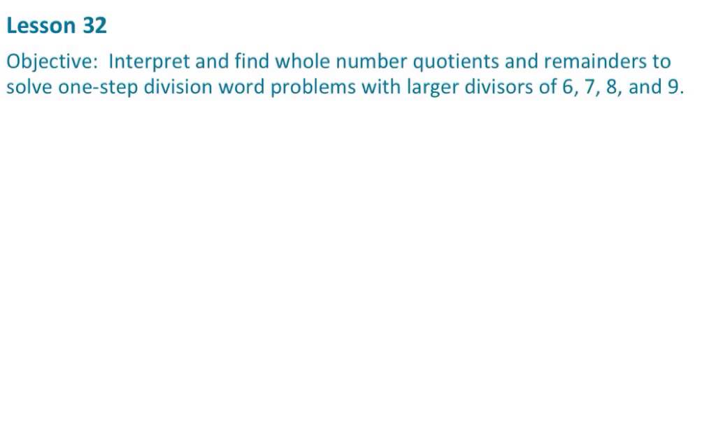 Engageny grade 4 module 3 lesson 32 youtube