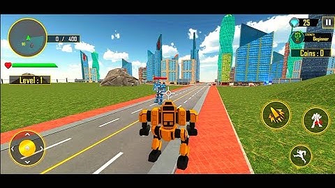 Dragon Fly Robot Transform Games - Robot Car Game - Android Gameplay