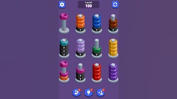 Nuts Sort Master Level 100 | Mobile Games